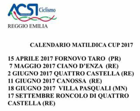 Matildica Cup 2017